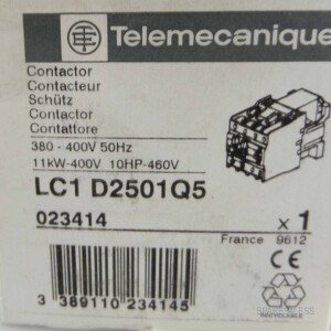 Telemecanique Leistungs-Schütz LC1D2501Q5 380/400V50HZ OVP