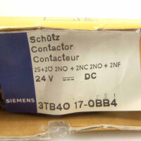 Siemens Schütz 3TB4017-0BB4 24V OVP