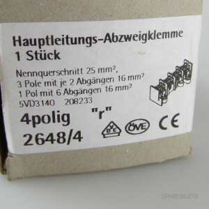 Kleinhuis Hauptleitungsabzweigklemme 2648/4 OVP