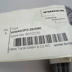 Turck Sensorkabel WWAK3P2-20/S90 8010235 NOV