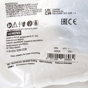 Siemens Kunststoff-Fuss 8WD4308-0DB OVP