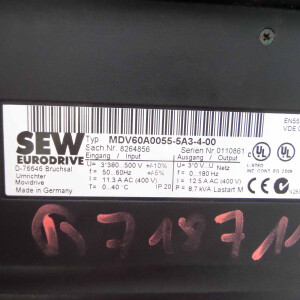 SEW Frequenzumrichter Movidrive MDV60A0055-5A3-4-00 8264856 GEB