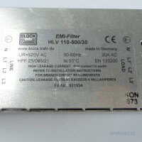 BLOCK EMI Filter HLV 110-500/30 GEB