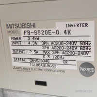 Mitsubishi Electric Inverter FR-S520E-0.4K 0,4kW OVP