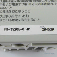 Mitsubishi Electric Inverter FR-S520E-0.4K 0,4kW OVP