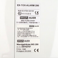 MSA Auer Ex-Tox-Alarm 290 WG290 D0742707 GEB