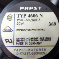 Papst 115V Lüfter 4606N GEB