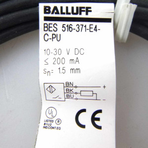 Balluff induktiver Näherungsschalter BES 516-371-E4-C-PU NOV
