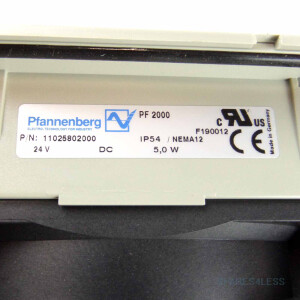 Pfannenberg Filterlüfter PF2000 24V DC OVP