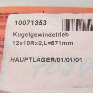 Rexroth Kugelgewindetrieb 12x10Rx2 L=671mm R153040629 OVP