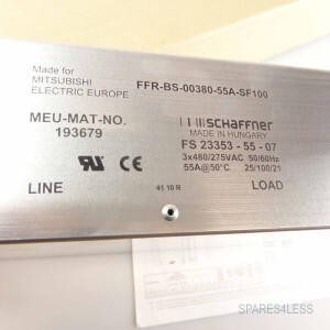 Schaffner Netzfilter FFR-BS-00380-55A-SF100 OVP