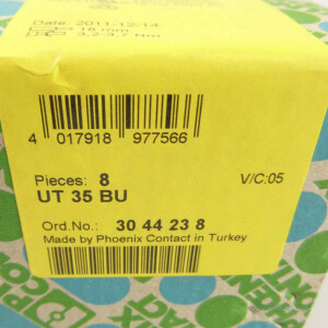 Phoenix Contact Durchgangsklemme UT 35 BU 3044238 (8Stk.) SIE