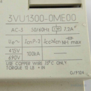 Siemens Leistungsschalter 3VU1300-0ME00 GEB