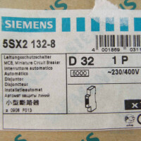 Siemens Leitungsschutzschalter 5SX2132-8 OVP