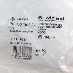 Wieland Gehäuseoberteil 70.350.1635.1 OVP