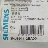 Siemens Anschlussklemme 3NJ6911-2BA00 OVP