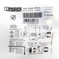 Phoenix Contact Steckverbinder SACC-E-M8MS-3PCON 1506752 OVP