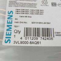 Siemens Verbindungskabel 3VL9000-8AQ61 OVP