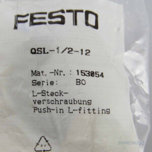 Festo L-Steckverschraubung QSL-1/2-12 153054 OVP
