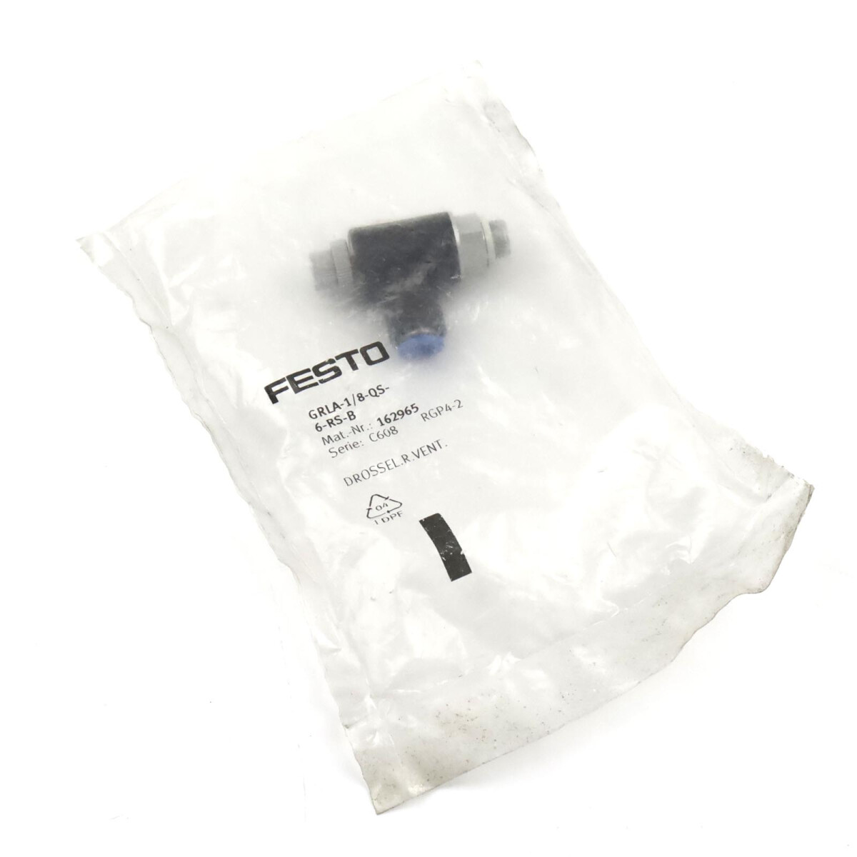 Festo Drossel-Rückschlagventil GRLA-1/8-QS-6-RS-B 16296