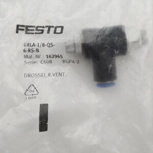 Festo Drossel-Rückschlagventil GRLA-1/8-QS-6-RS-B 162965 OVP