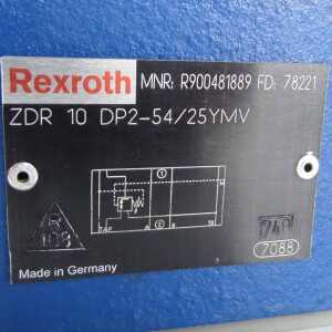 Rexroth Druckreduzierventil ZDRE 10 DP2-54/25YMV R900481889 NOV
