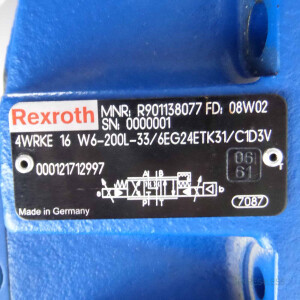 Rexroth 4WRAP6W7-04-30/G24K4/V / 4WRKE16W6-200L-33 GEB