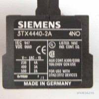 Siemens Hilfsschalterblock 3TX4440-2A OVP