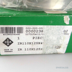 INA Nadellager Innenring IR110X125X40 OVP