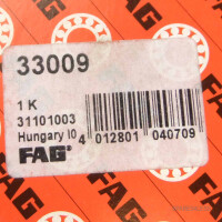 FAG Kugellager Kegelrollenlager 33009 OVP