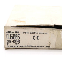ifm Einweglichtschranke OU5006 / OUE-DPKG OVP