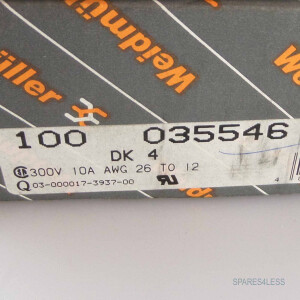 WEIDMÜLLER Doppelstockklemme DK4 035546 (100 Stk.) OVP