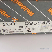 WEIDMÜLLER Doppelstockklemme DK4 035546 (100 Stk.) OVP