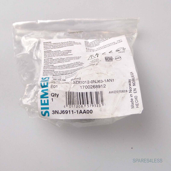 Siemens Anschlussklemme 3NJ6911-1AA00 OVP