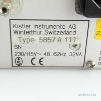 Kistler Control Monitor Type 5857A111 #K2 GEB