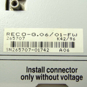 INDRAMAT Rack RECO-G06./01FW GEB