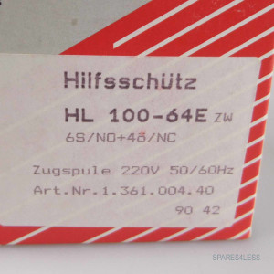 Schiele Hilfsschütz HL100-64E 136100440 220V OVP
