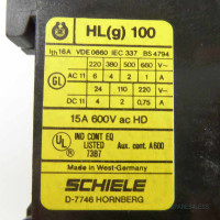 Schiele Hilfsschütz HL100-55E 136100140 220V OVP