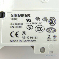 Siemens Leitungsschutzschalter 5SX2206-7 OVP