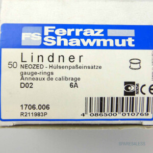 Lindner Hülsen-Passeinsatz 1706.006 D02 6A (45Stk.) OVP
