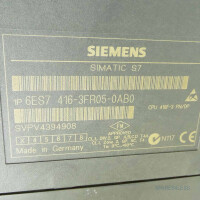 Simatic S7 CPU416F-3 6ES7 416-3FR05-0AB0 GEB