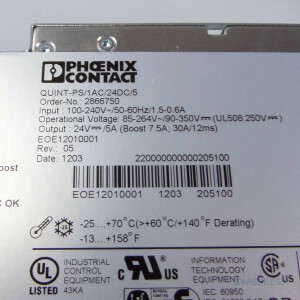 Phoenix Contact QUINT-PS/1AC/24DC/5 2866750 GEB