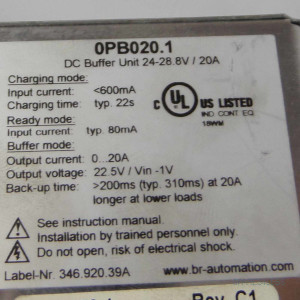 B&R Puffermodul 0PB020.1 GEB