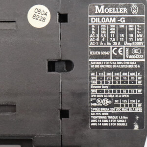 Moeller Leistungsschütz DIL0AM-G 24VDC GEB