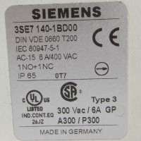 Siemens Seilzugschalter 3SE7140-1BD00 NOV