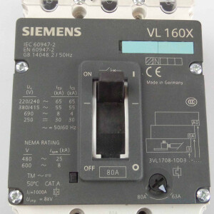 Siemens Leistungsschalter 3VL1708-1DD33-0AA0 GEB