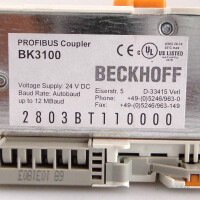 Beckhoff PROFIBUS-Buskoppler BK3100 GEB