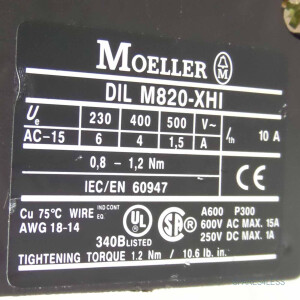 Klöckner Möller Schütz DILM185 110-250V DC GEB