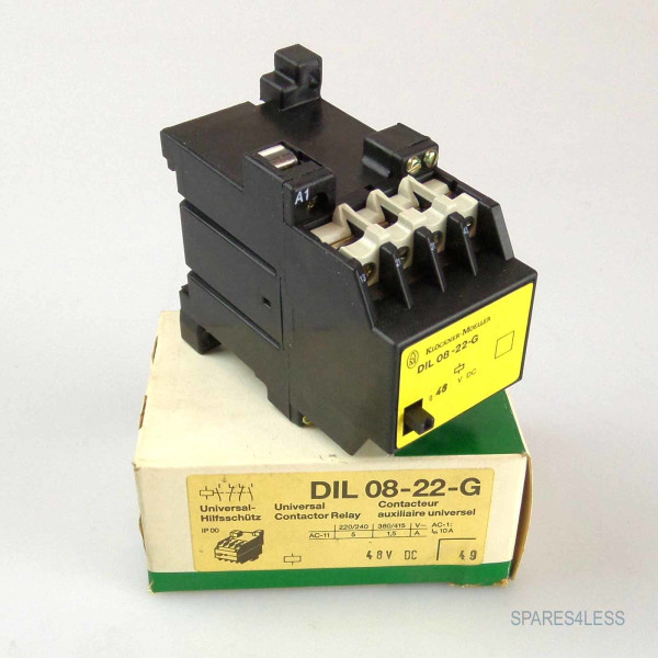 Klöckner Moeller Hilfsschütz DIL 08-22-G 48V DC OVP