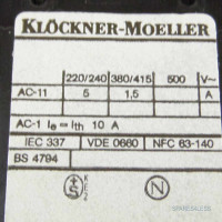 Klöckner Moeller Hilfsschütz DIL 08-22-G 48V DC OVP